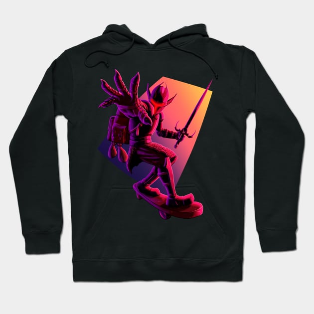 Longboard Knight Hoodie by FerMaiaru